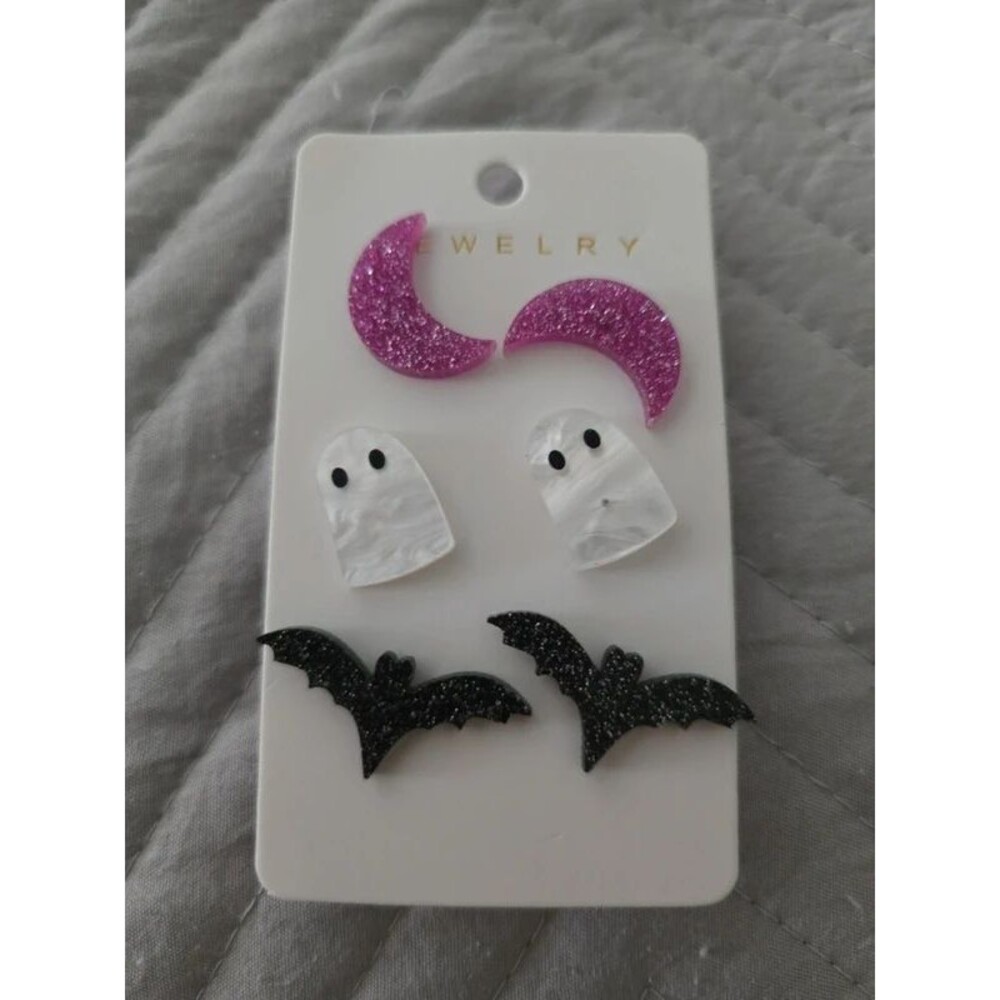 Halloween Earrings Three Pair